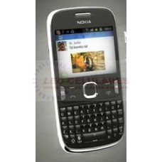 CARCAÇA NOKIA ASHA 302 PRETA 1ªLINHA